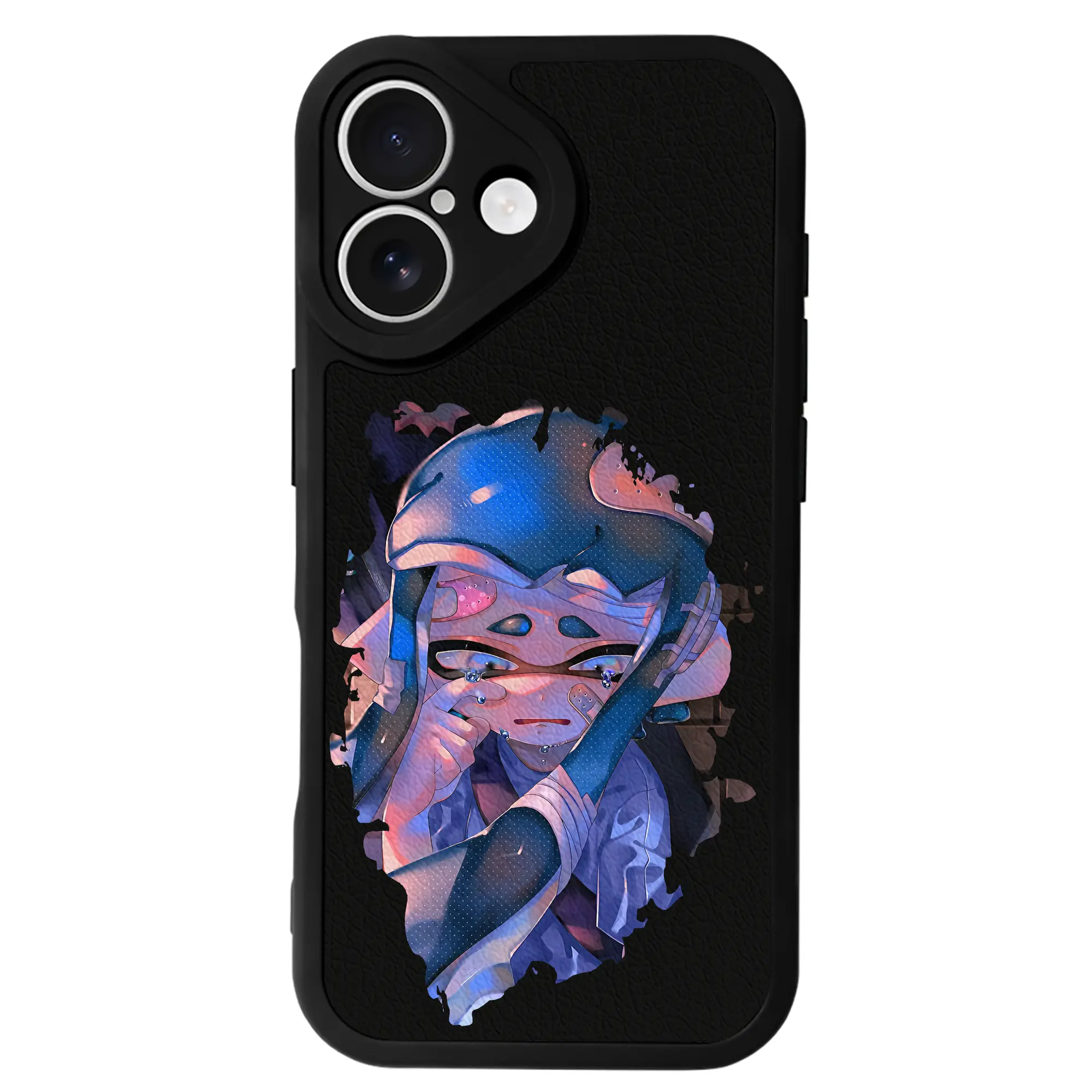 スプラトゥーン グッズ,インクリング - IPhone 16シリーズ対応 ・ シリコンスマホケース ・ レザー調 ・ 高精度フィット ・ 耐衝撃 ・ ワイヤレス充電対応 ・ 精密カット